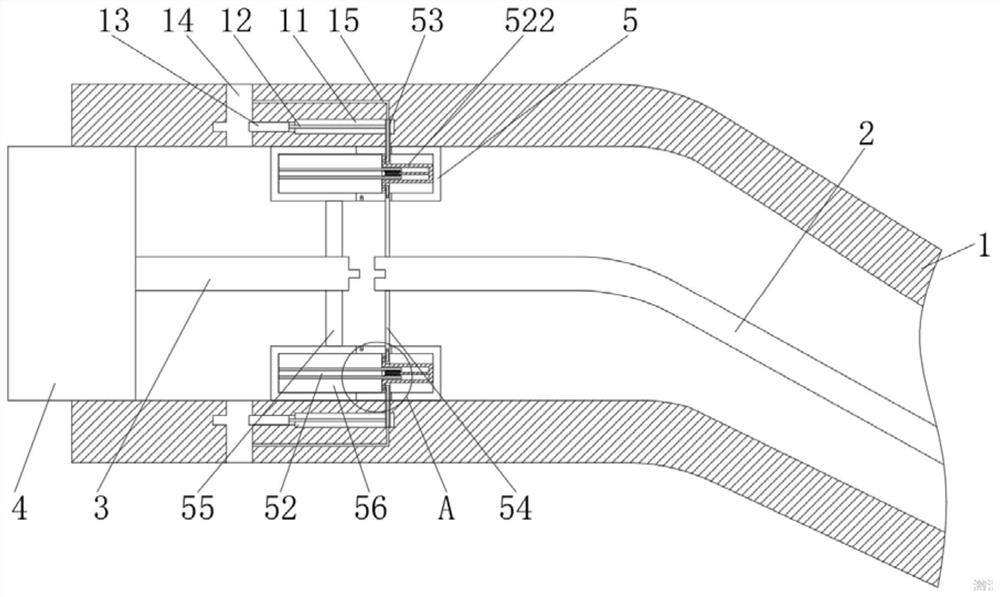 Automobile charging gun with good heat dissipation effect