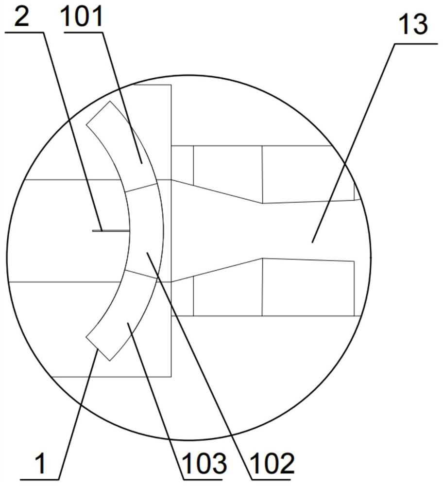 Method for detecting and recovering axis sinking of large section of wind tunnel