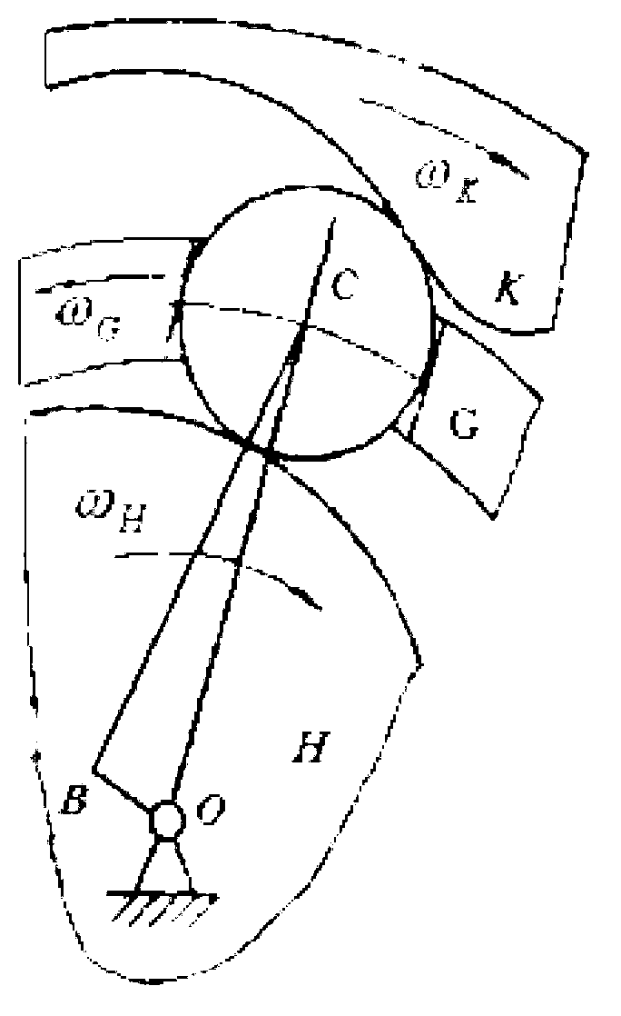 Method for designing oscillating tooth transmission speed reducer