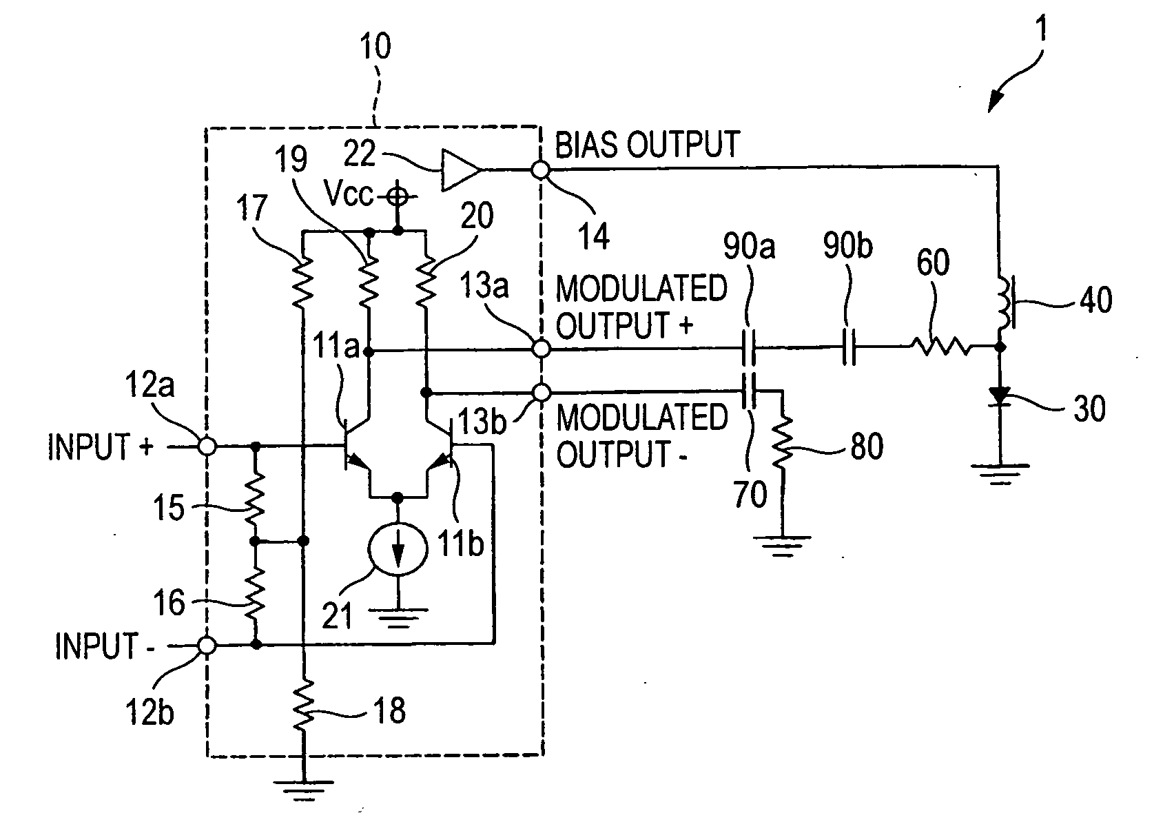 Light emitting element driving circuit, and optical transmission apparatus and optical transmission system using the same