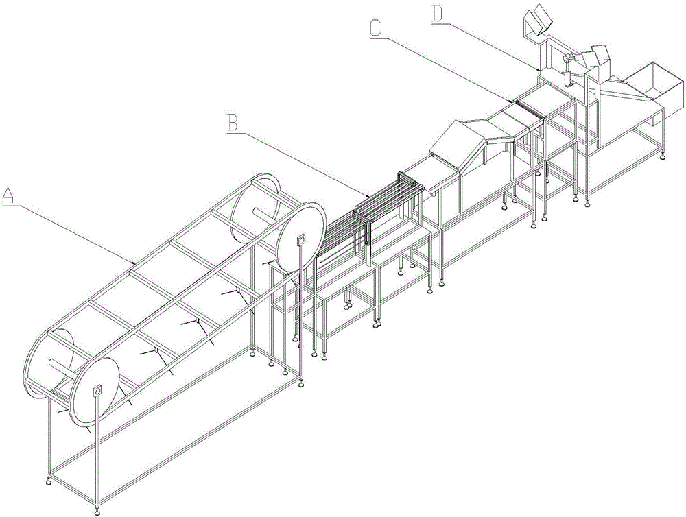 Integrated garment automatic packaging machine