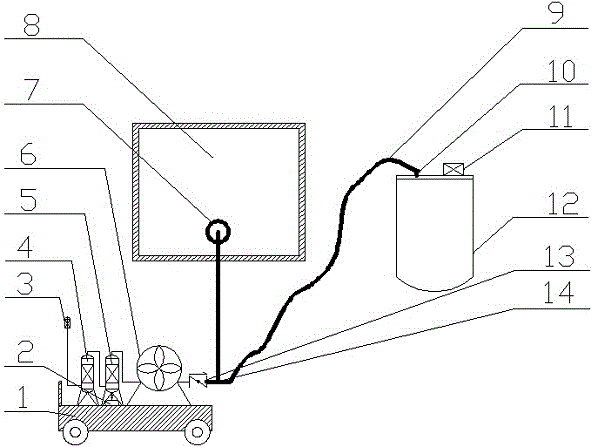 Container polyvinyl chloride powder logistics system