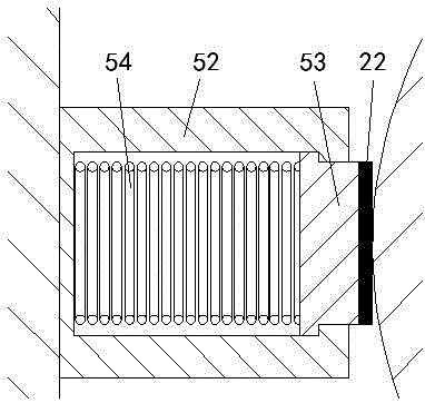 Sealed type pipeline supporting device