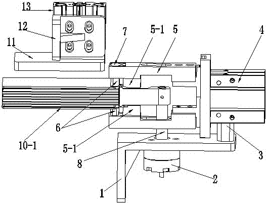 An automatic pole-bending device