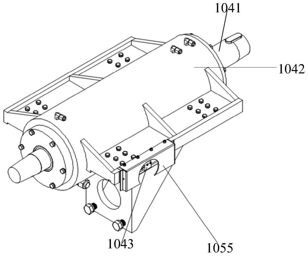 Medium-concentration pulping mechanism