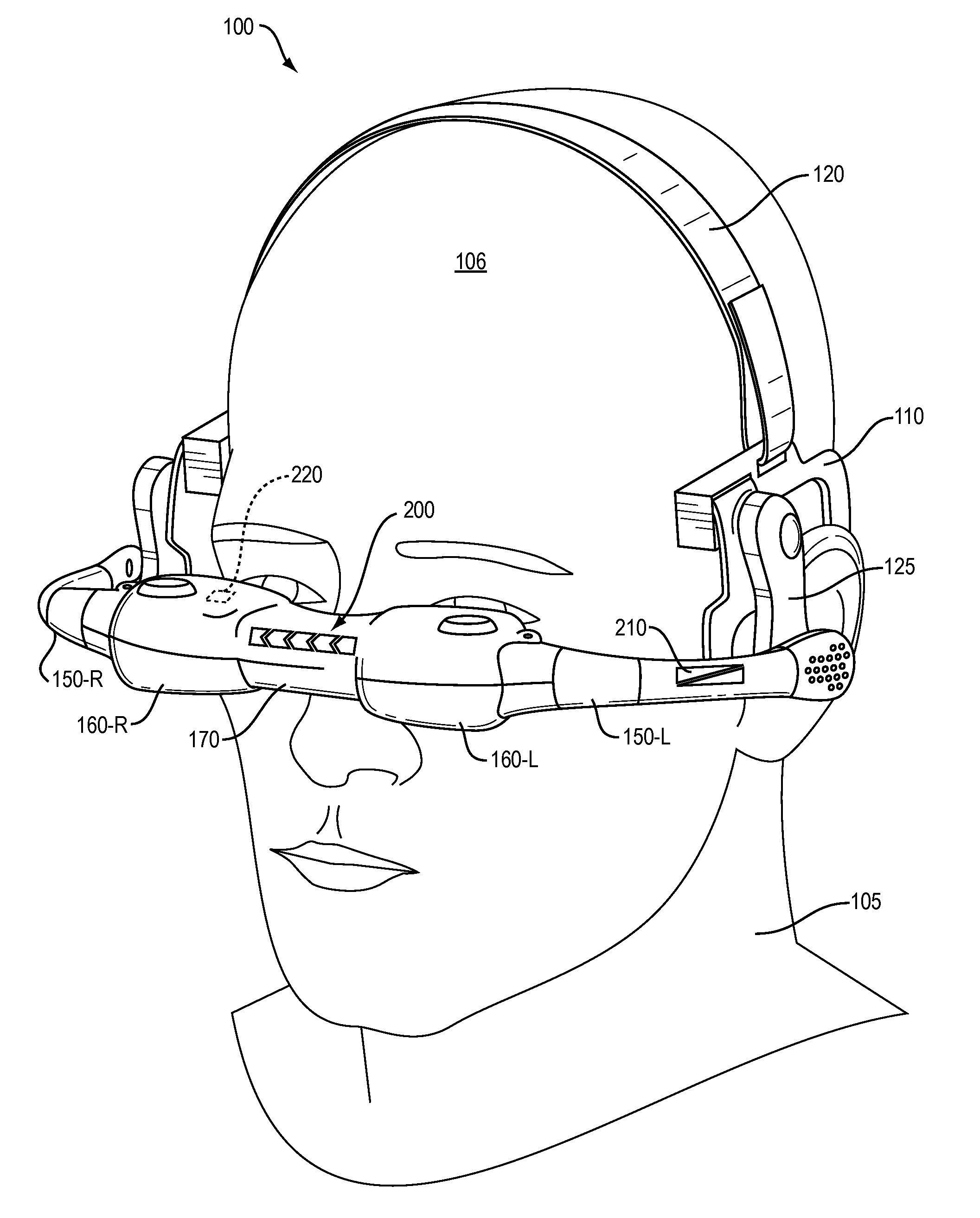 Touch sensor for controlling eyewear