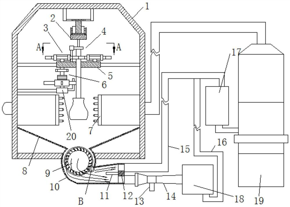 Powder spraying equipment for processing enamel workpieces and using method thereof