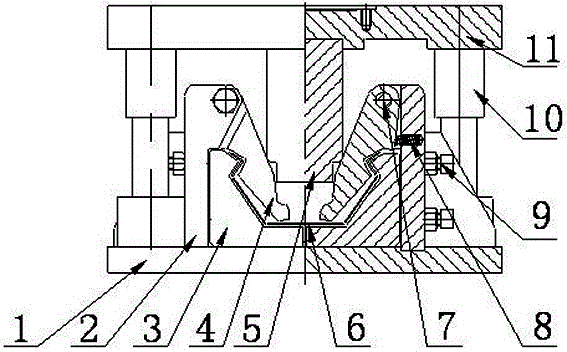 An open profile expansion mold