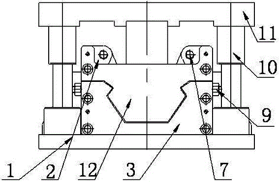 An open profile expansion mold