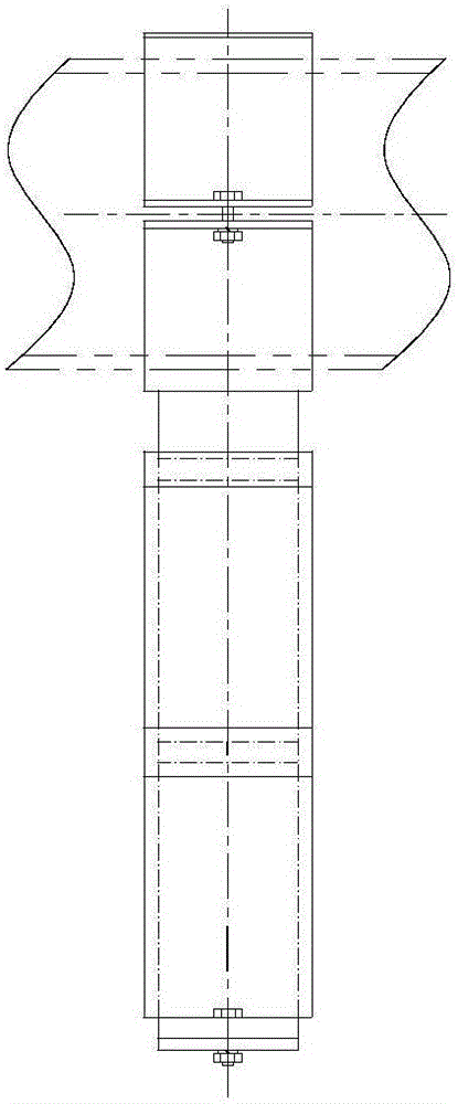 Pipeline vibration-insulation antishock elastic supporting suspension rack