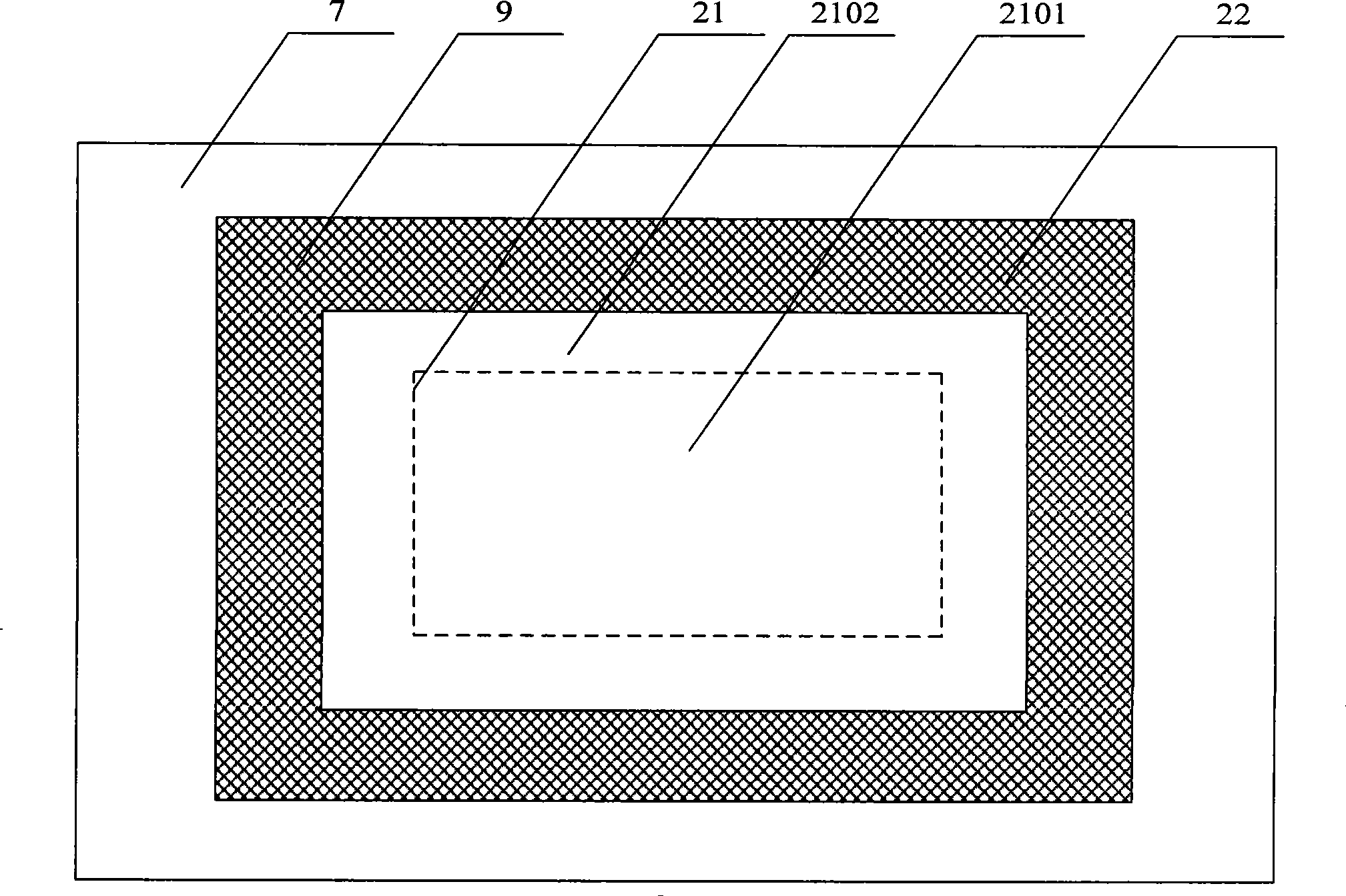 Etching substrates mounted with gas wall