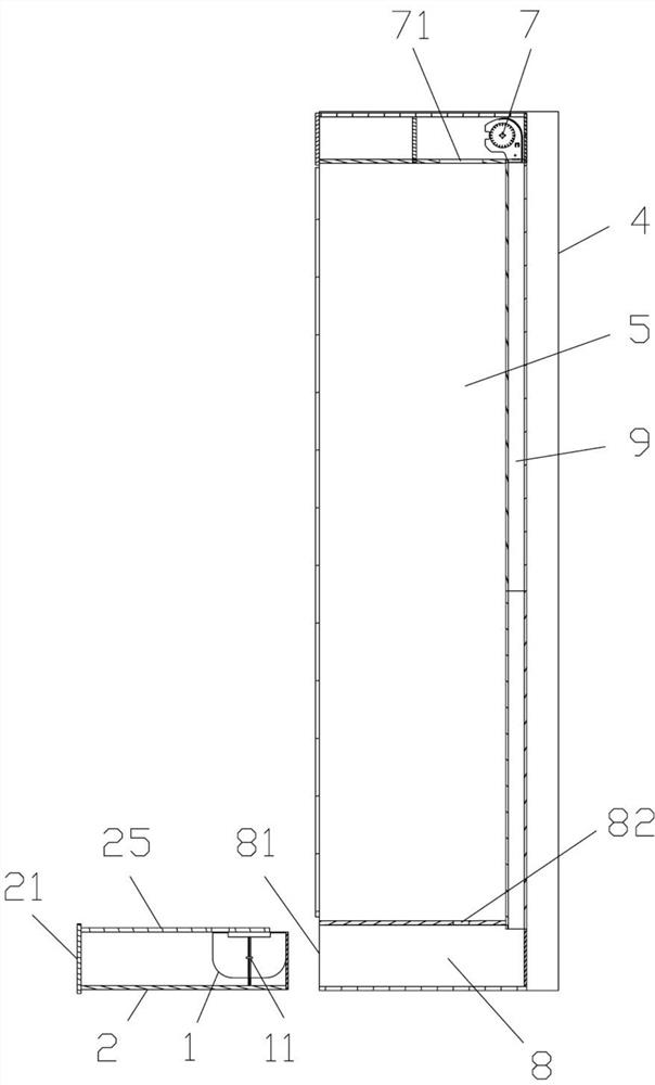 Detachable internal circulation heating assembly and clothes care cabinet