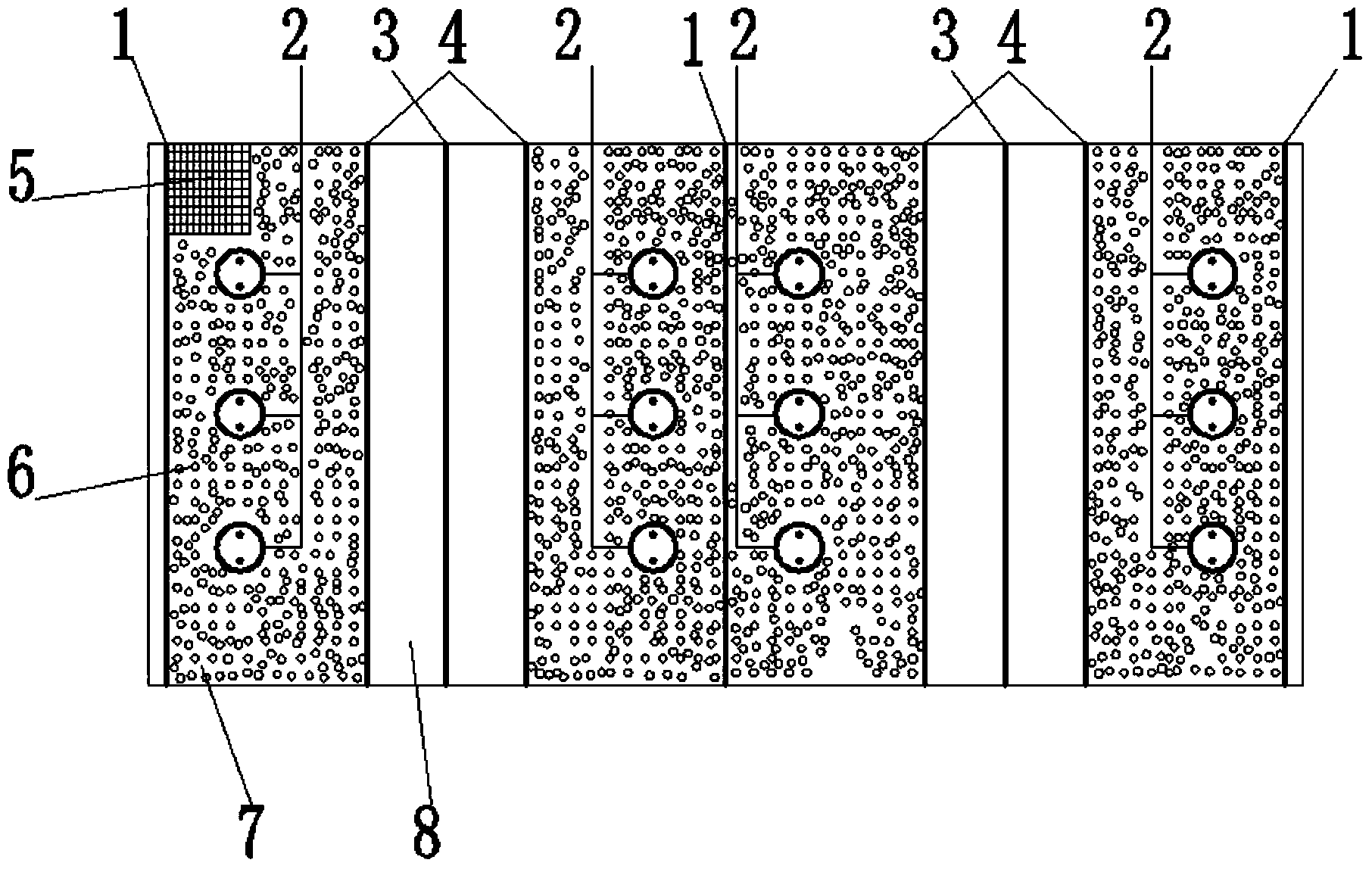 Micro-series-wound photoelectric catalysis oxidation wastewater treatment device