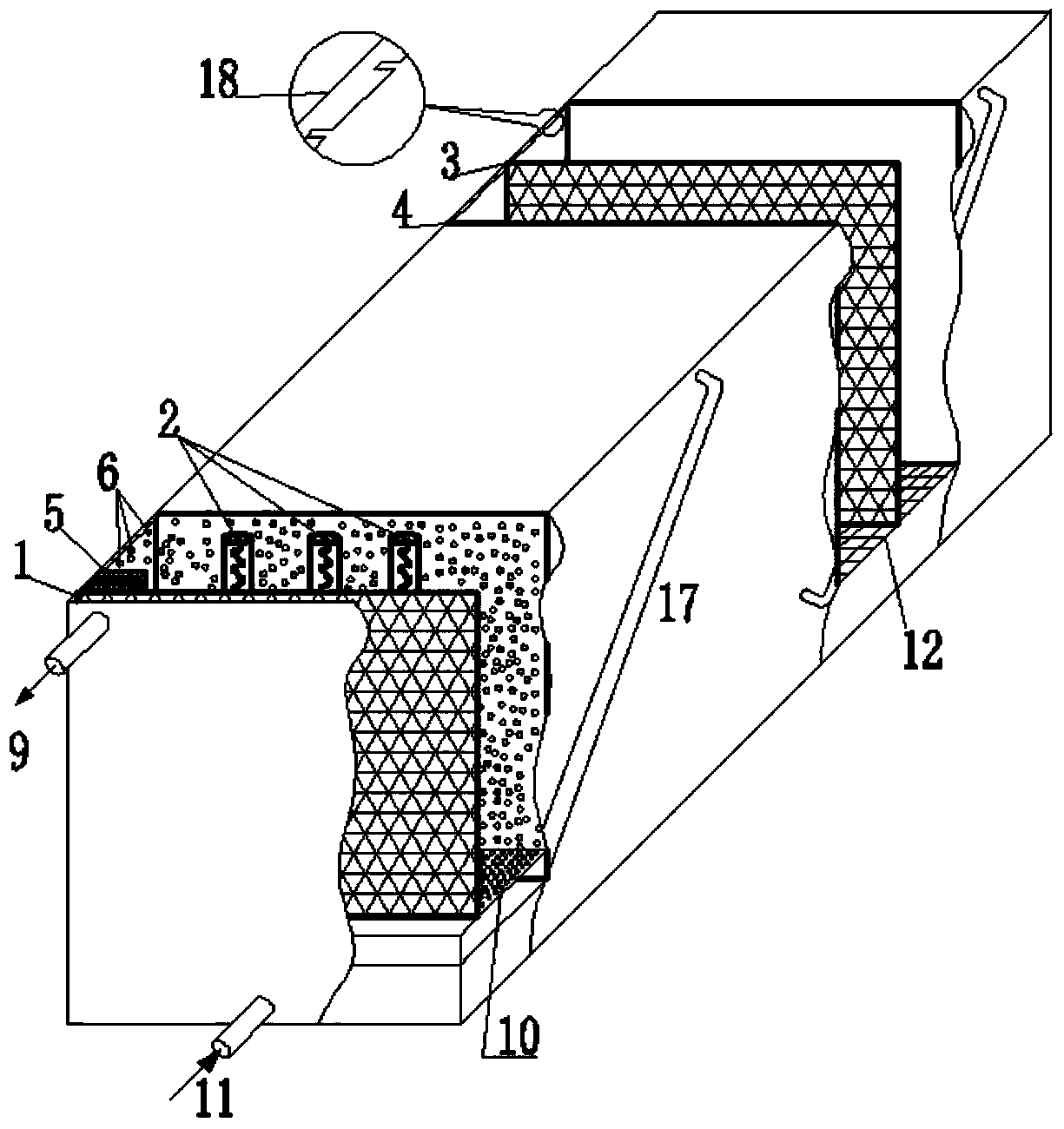 Micro-series-wound photoelectric catalysis oxidation wastewater treatment device