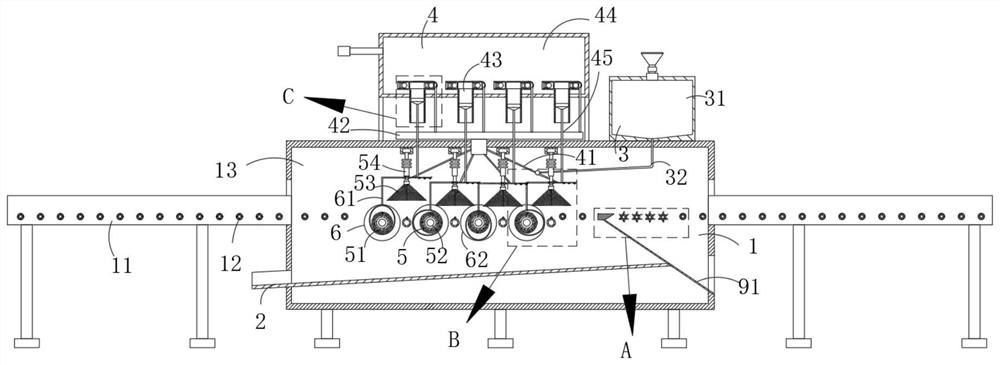 Civil construction formwork cleaning device