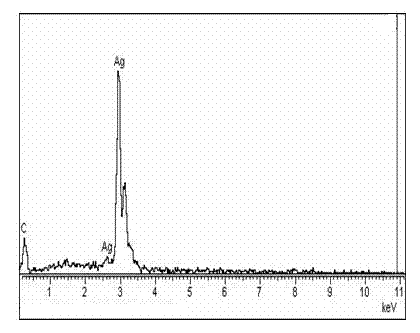 Method for preparing spherical nano-silver particles