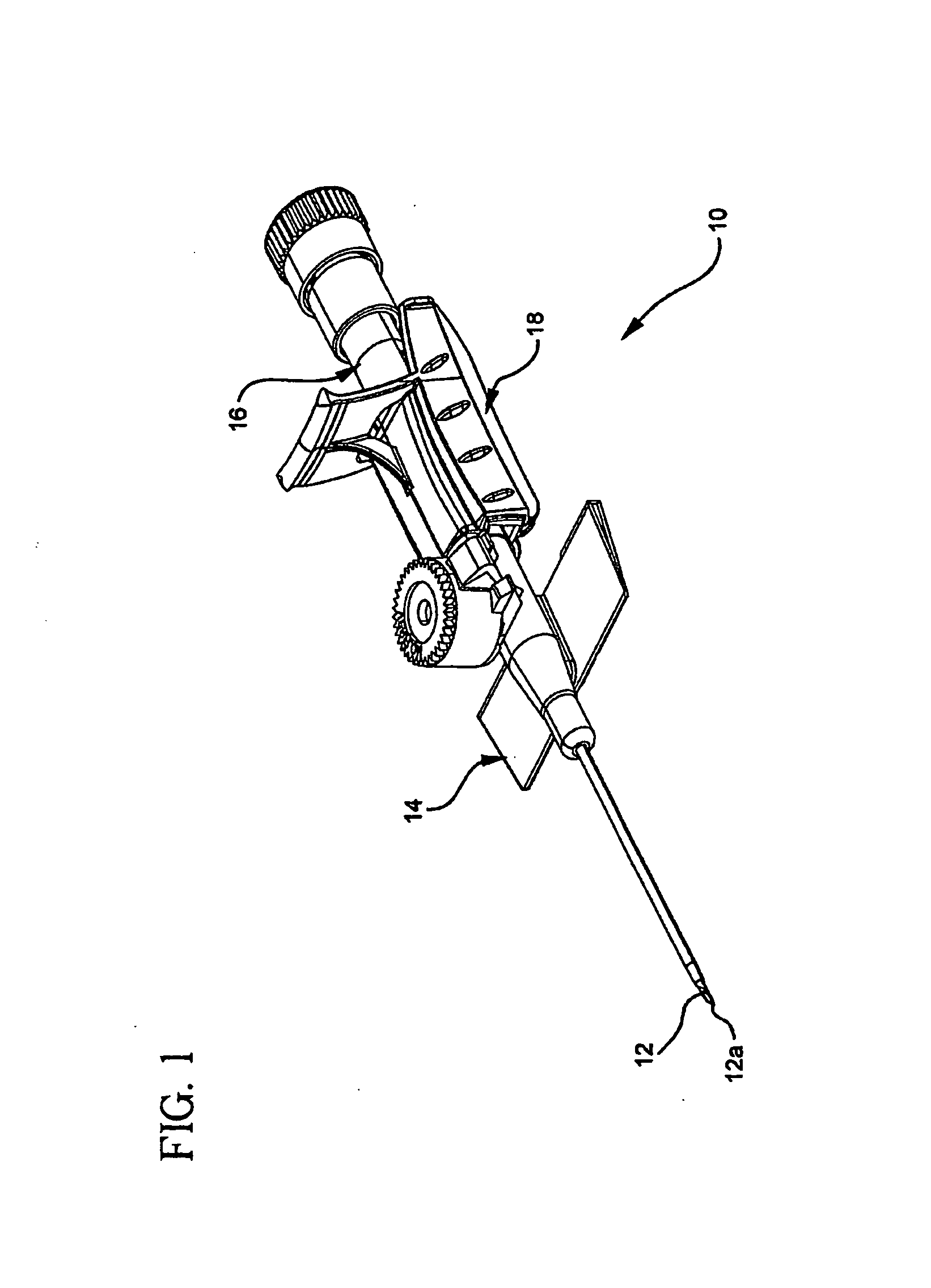 Catheter assembly with tip shield closure