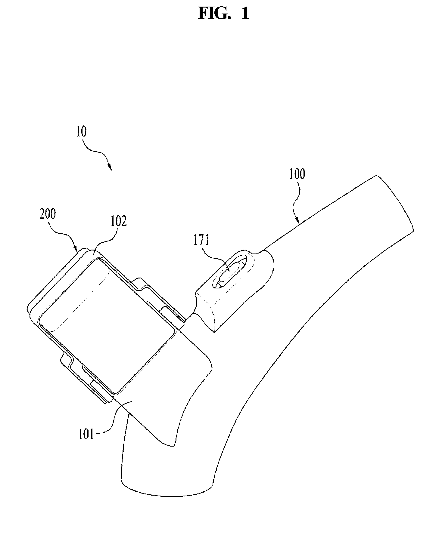 Hand-held laundry treating apparatus