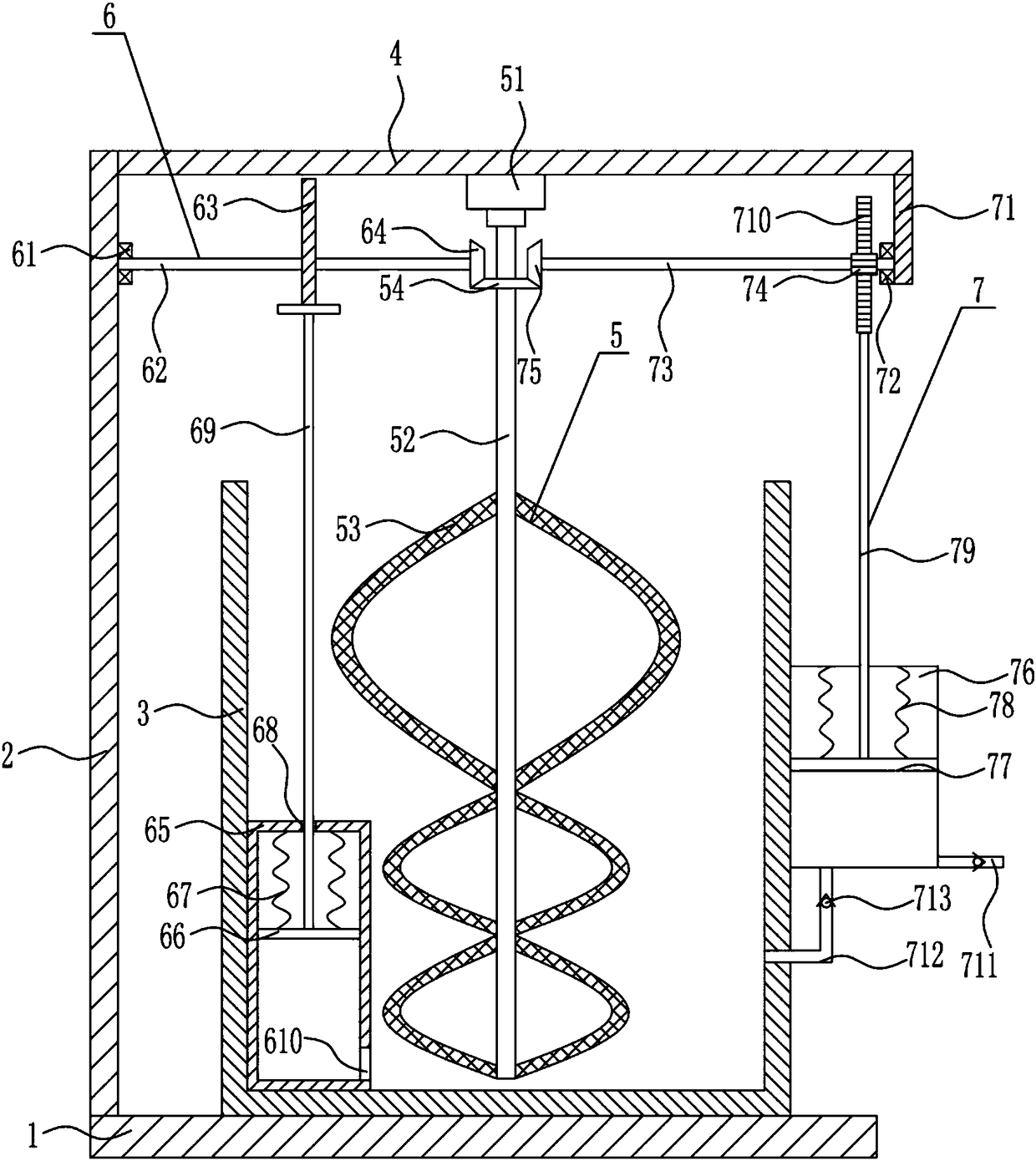 Coloring agent preparation machine for textile dyeing