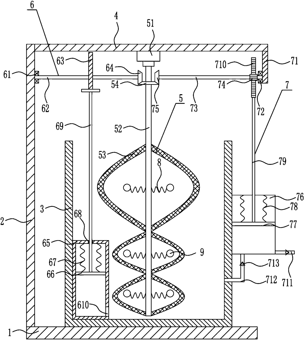 Coloring agent preparation machine for textile dyeing