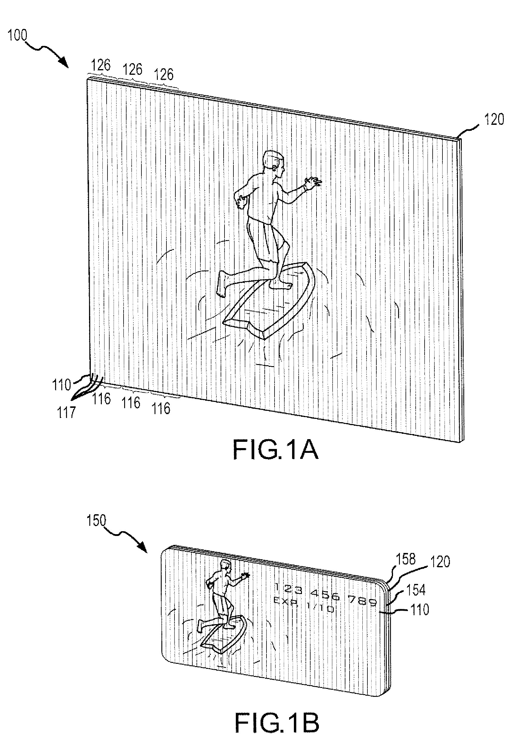 Ultrathin lens arrays for viewing interlaced images