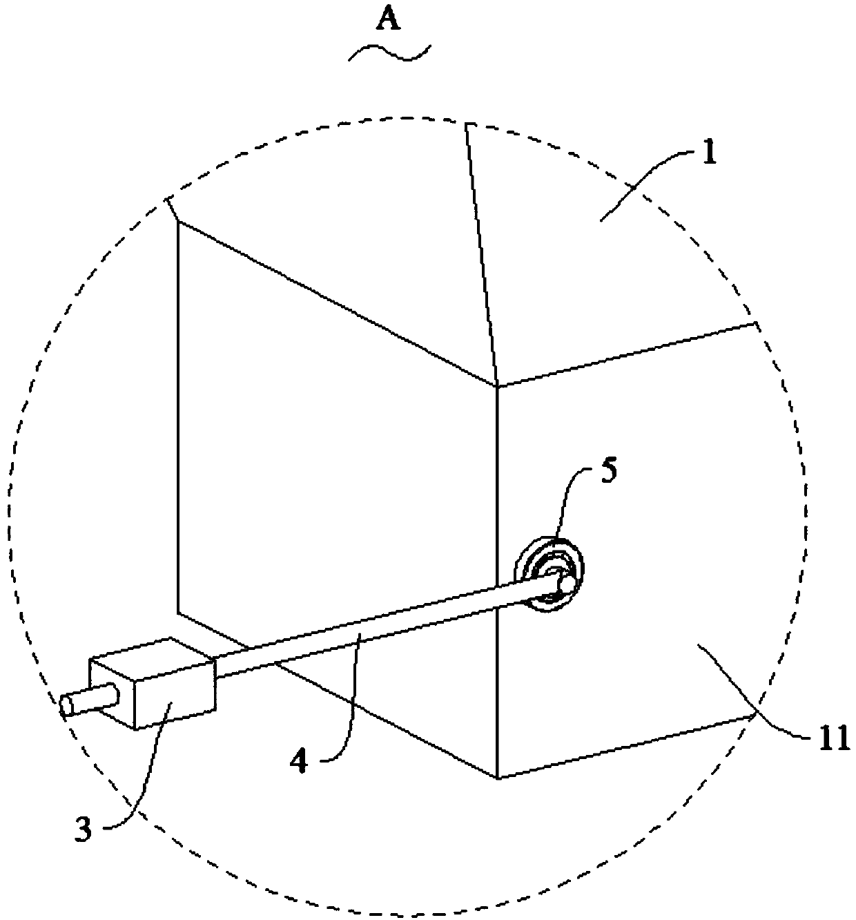 Automatic opening and closing dust remover hopper