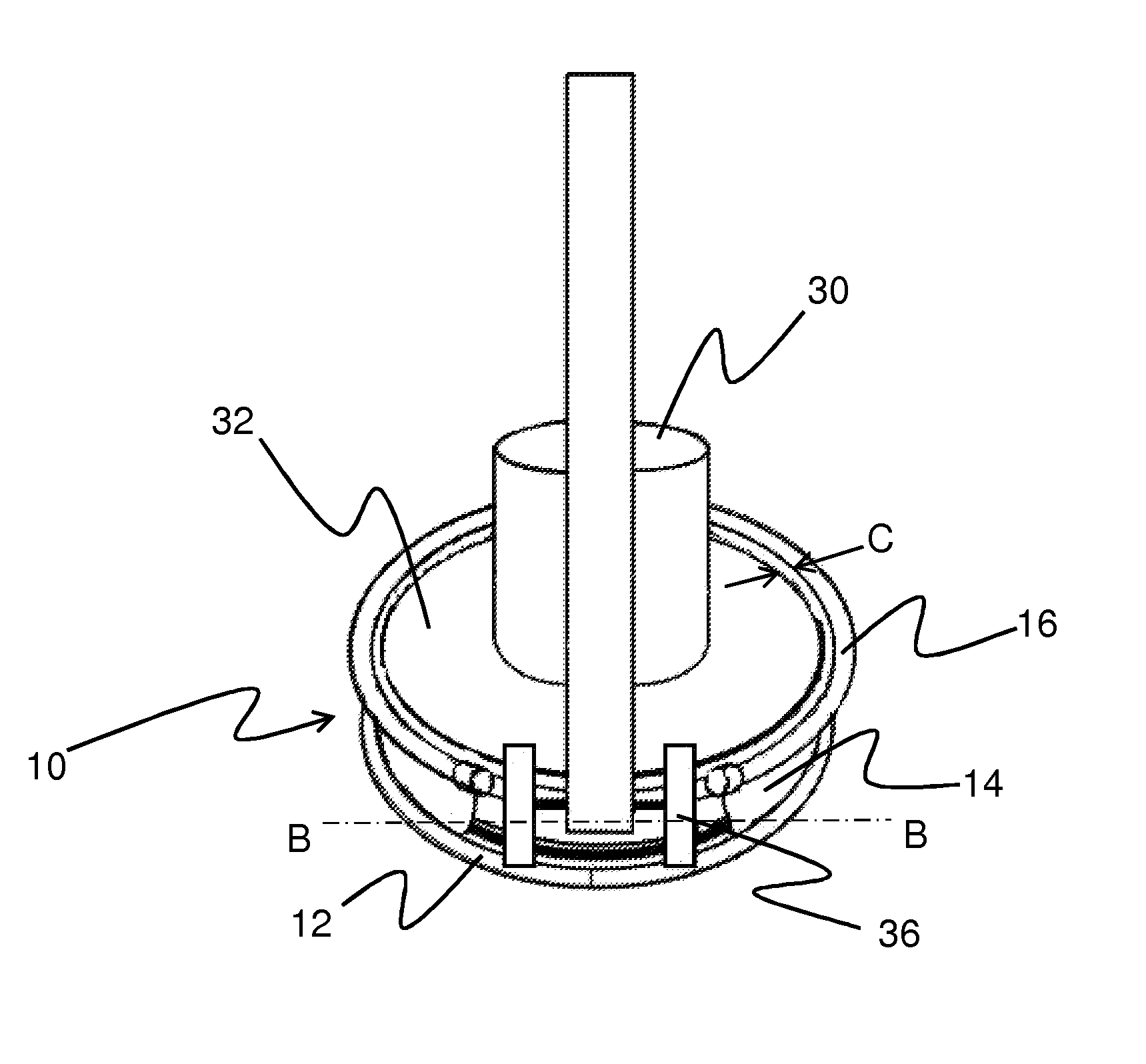 Splash guard for a floor cleaning machine