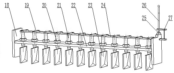 High-precision combined leveling method suitable for standard rice seedling raising shed