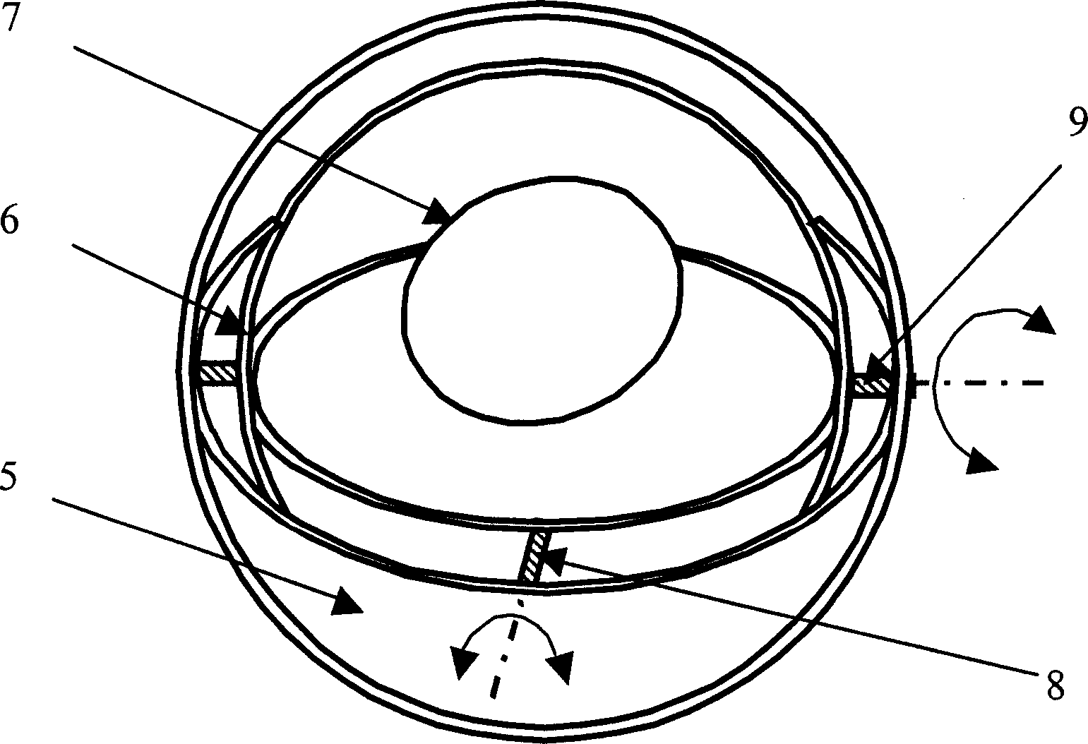 Rotation-ball washing machine and method