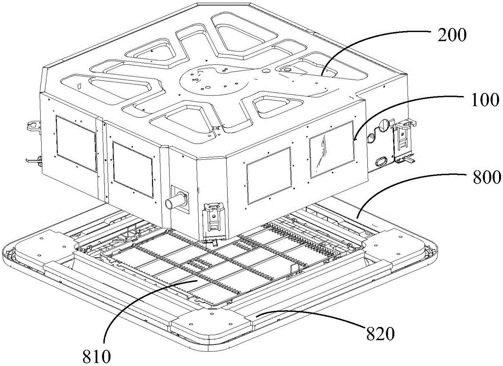 Connecting assembly for heat exchanger and air conditioner