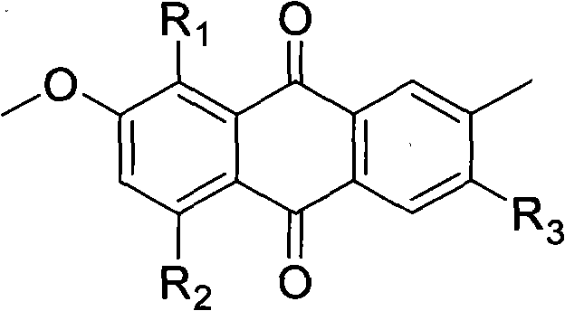 Anthraquinone derivative, as well as preparation method and application of anthraquinone derivative serving as antibacterial agent