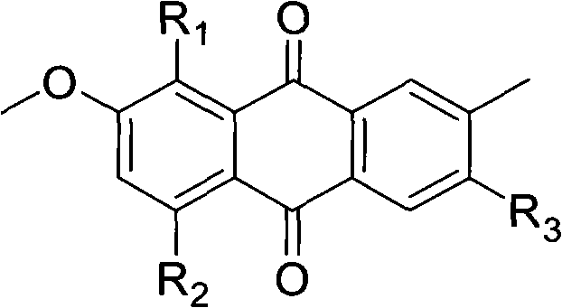 Anthraquinone derivative, as well as preparation method and application of anthraquinone derivative serving as antibacterial agent