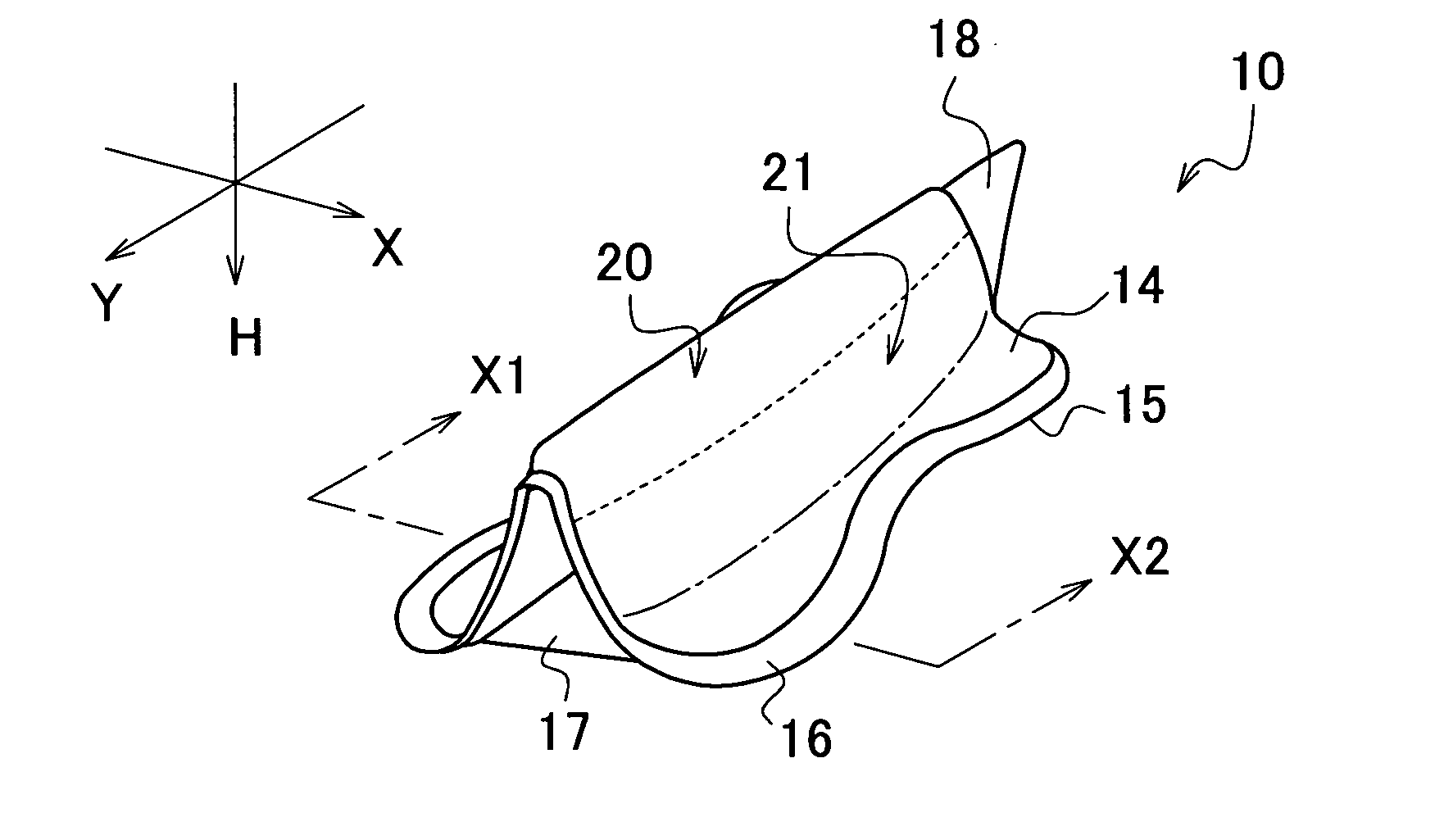 Interlabial pad