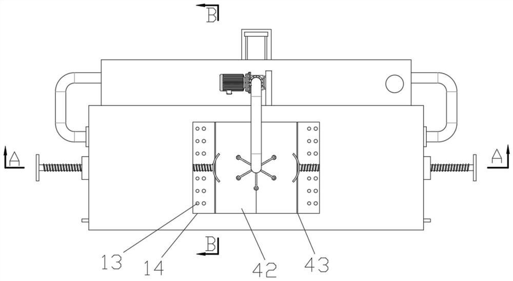 Negative pressure adsorbing type plastic product multi-water-injection-nozzle washing device