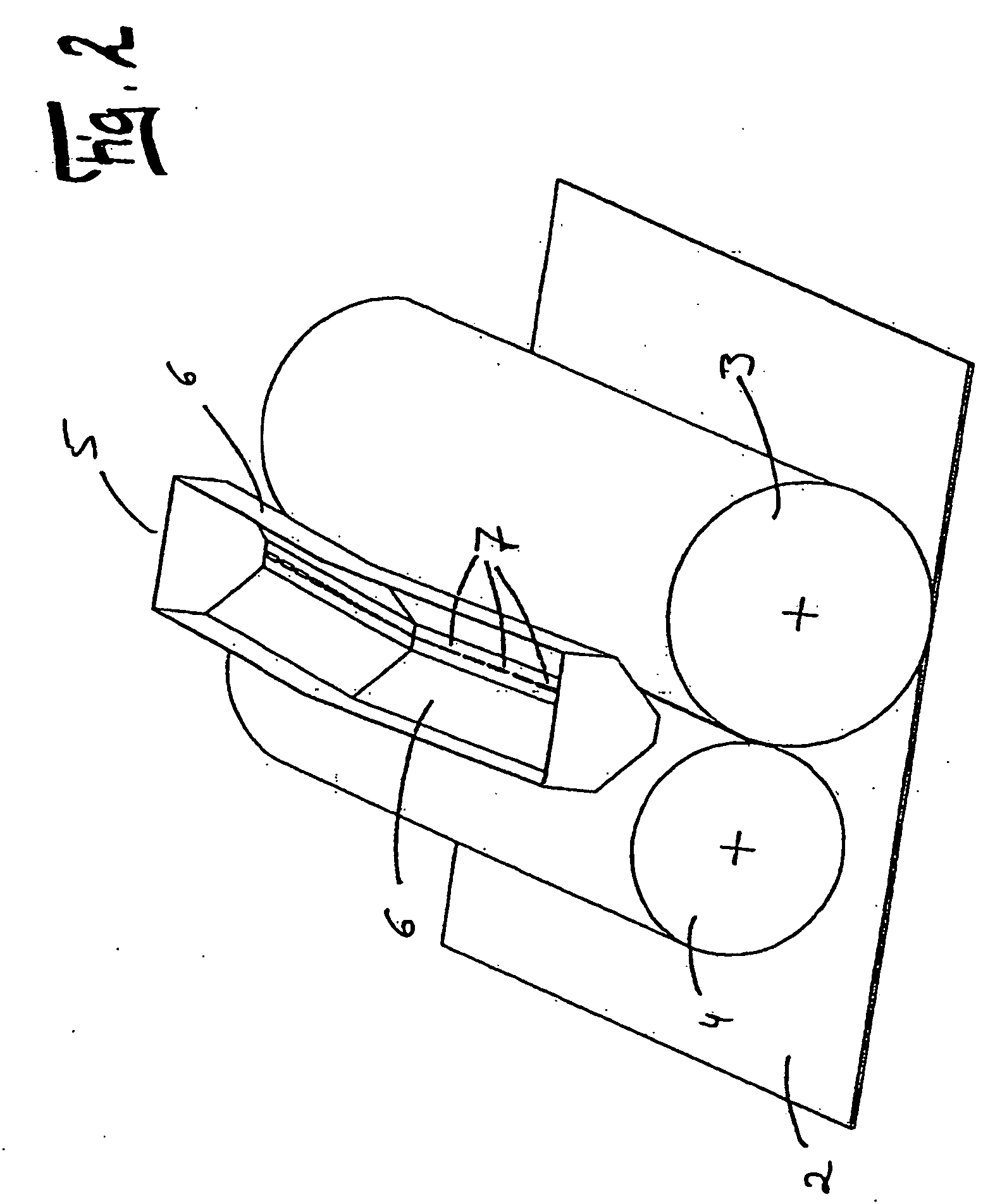 Device for applying a suspension onto a base plate