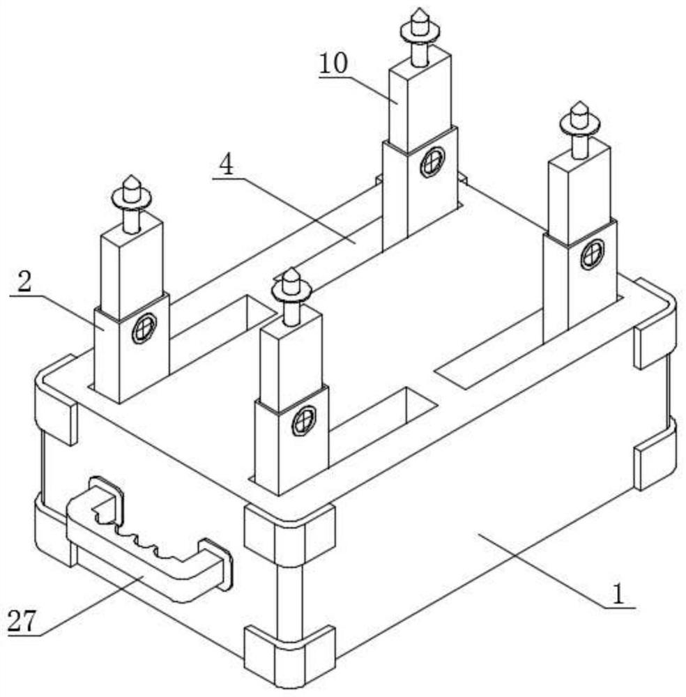 Surveying and mapping data acquisition device for constructional engineering based on unmanned aerial vehicle oblique photography technology