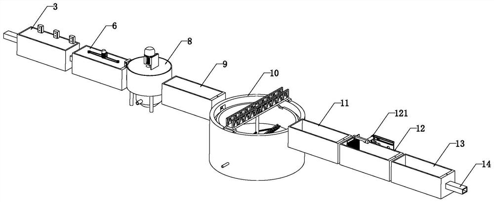 Urban sewage tail water upgrading treatment system and use method thereof