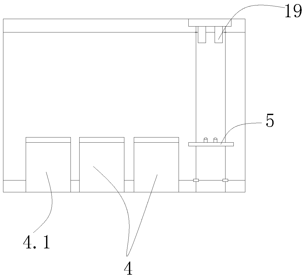 Community household waste pretreatment and temporary storage workstation