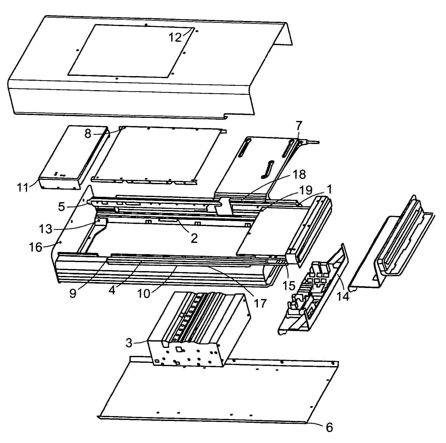 Combination computed and direct radiography system and method