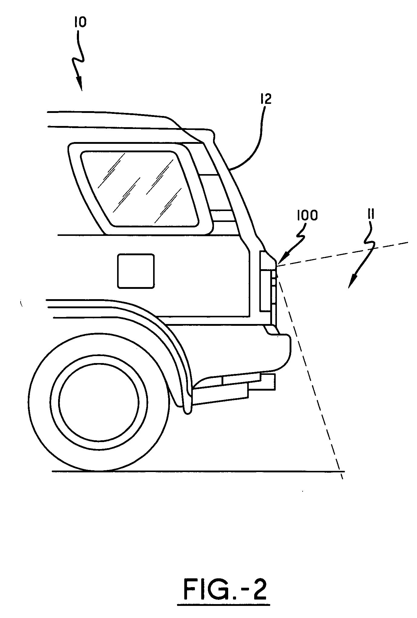 Back-up camera and integrated LED license light