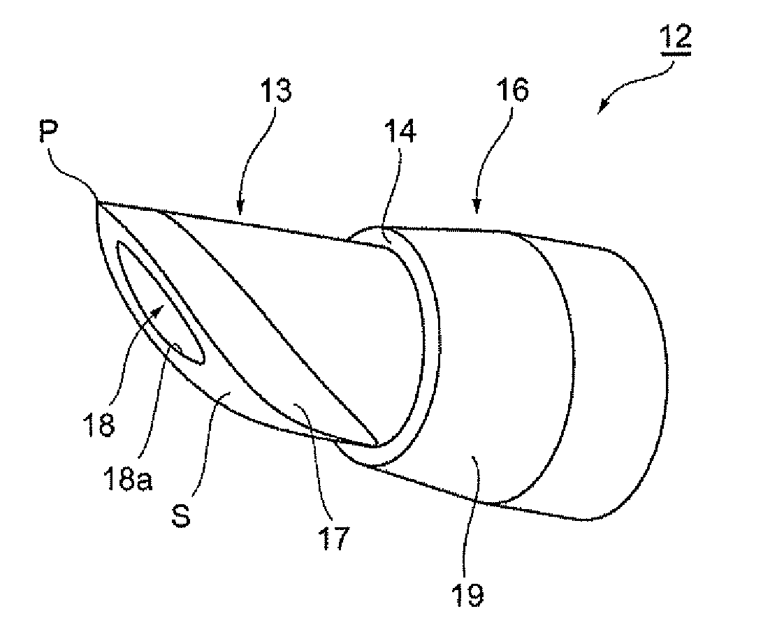 Cosmetic material application container