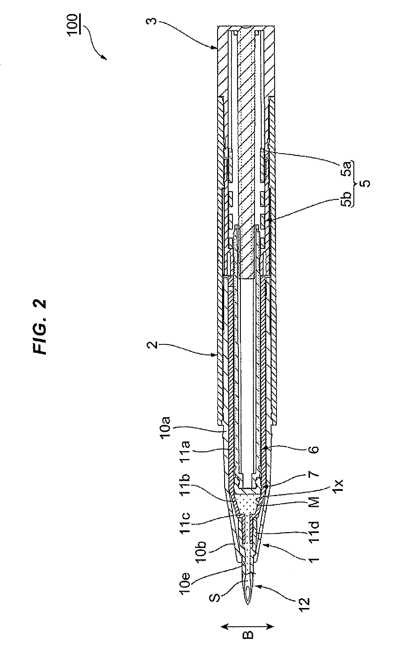 Cosmetic material application container