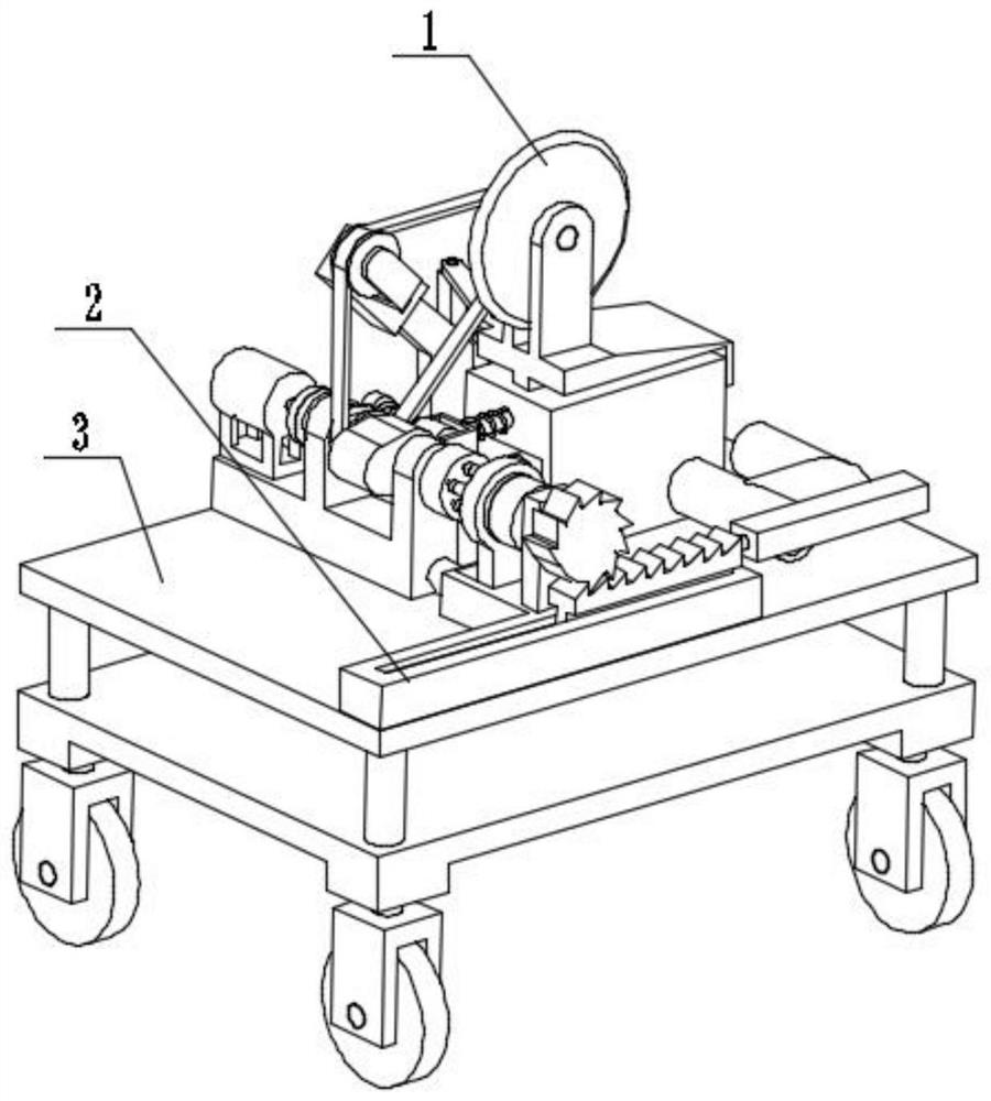 Multi-process auxiliary construction equipment for road construction