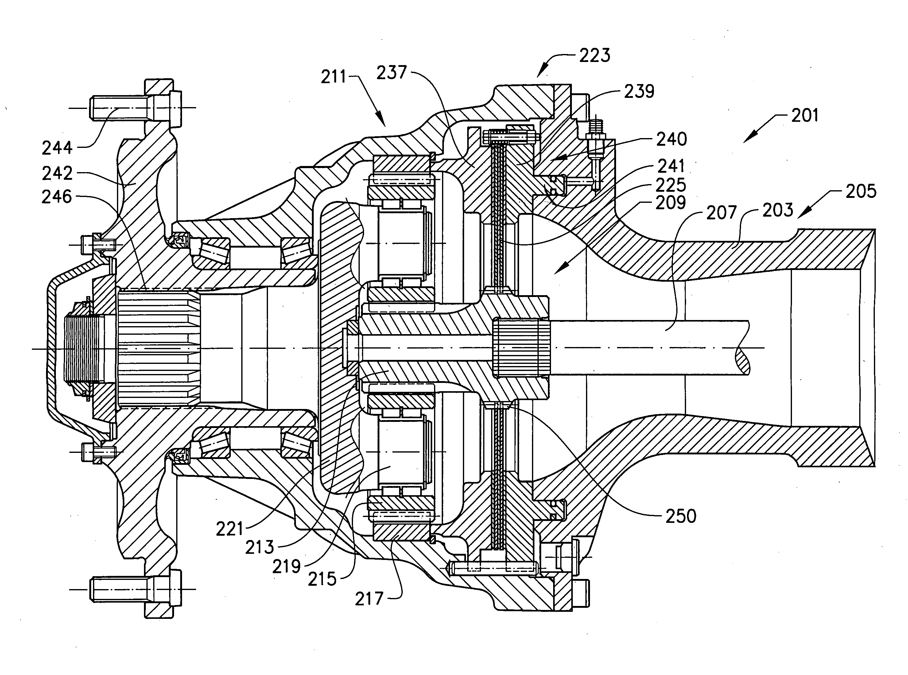 Brake for a work machine, a wheel hub unit and a work machine