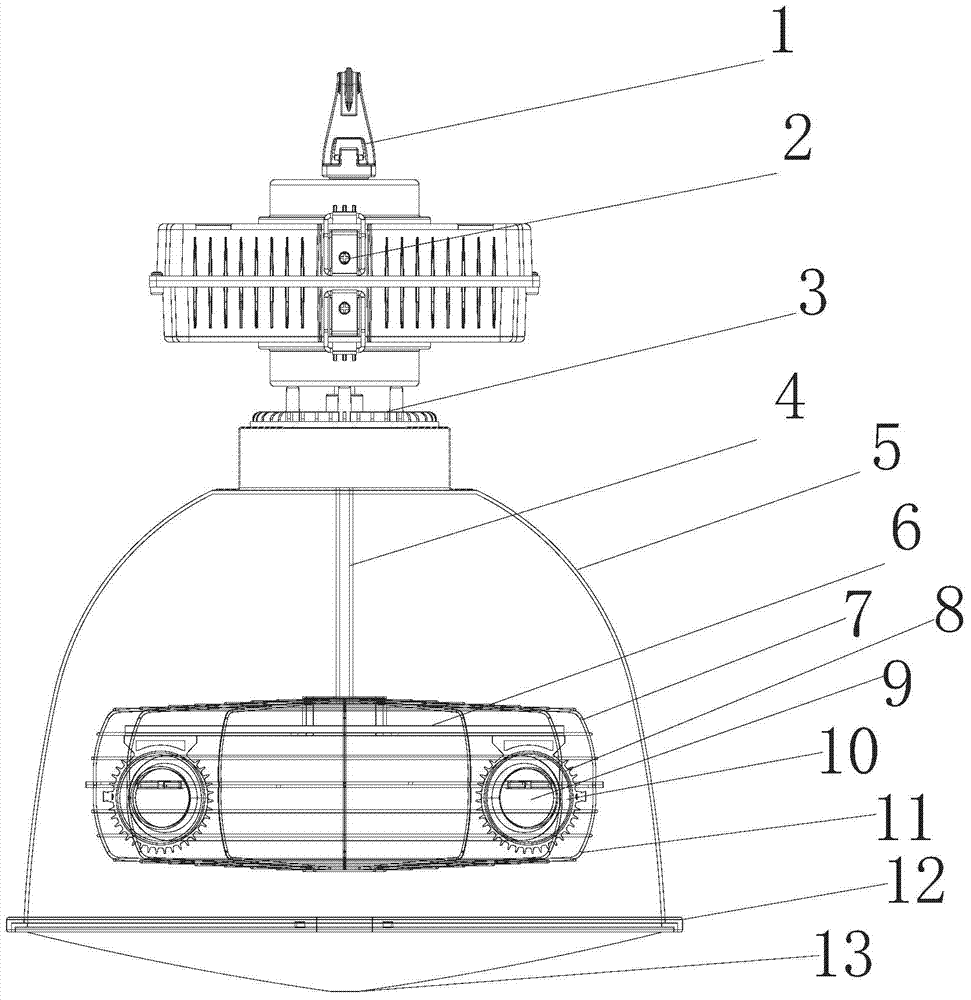 Radiation-proof electrodeless lamp