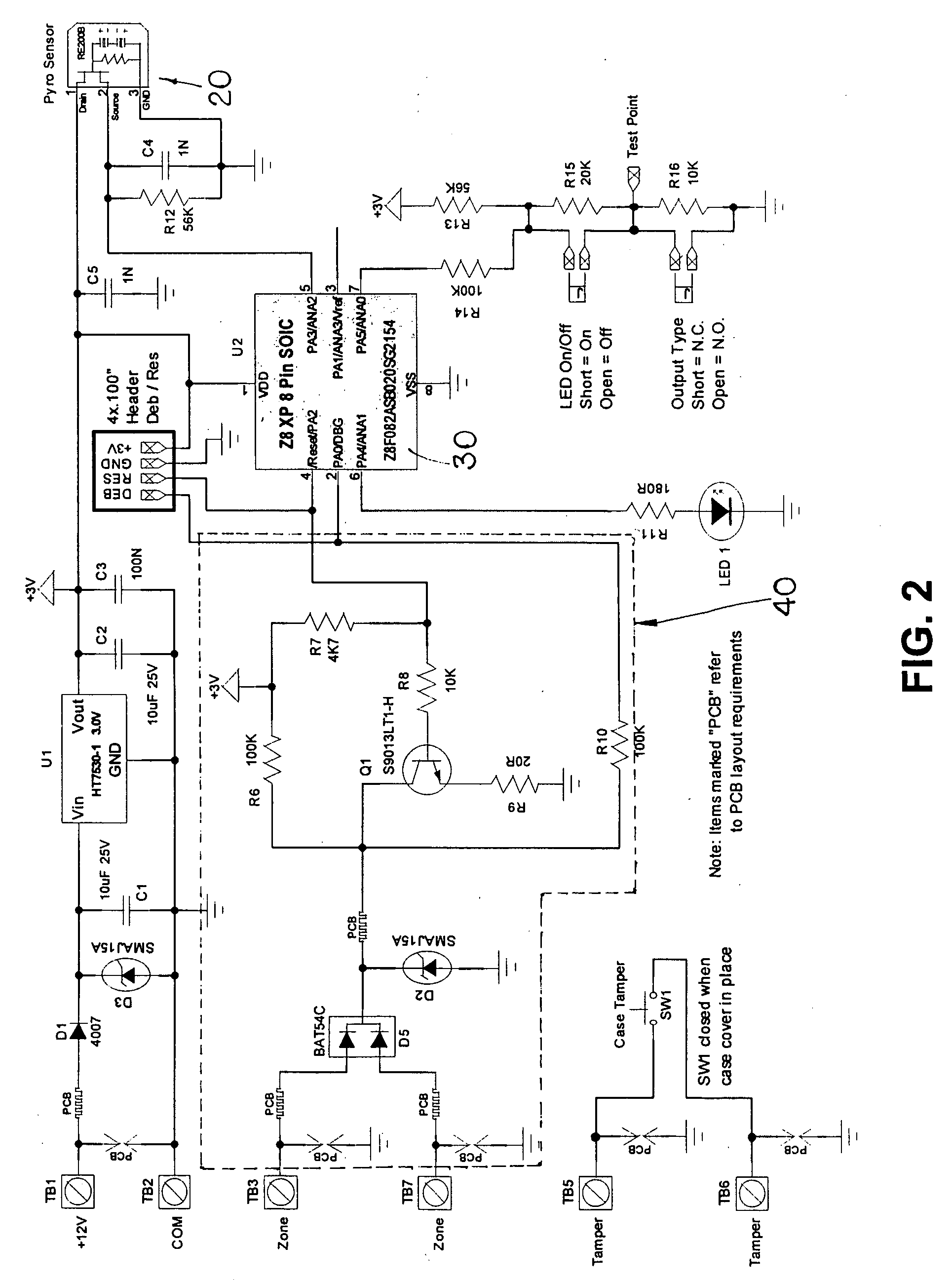 Process and system of energy signal detection