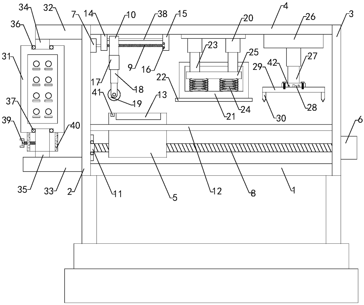 A covering film attaching device for the production of flexible circuit boards