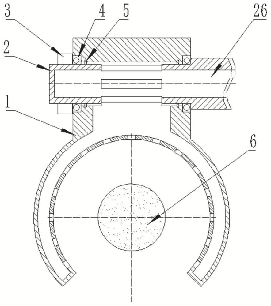 Cable cleaning device for power supply company