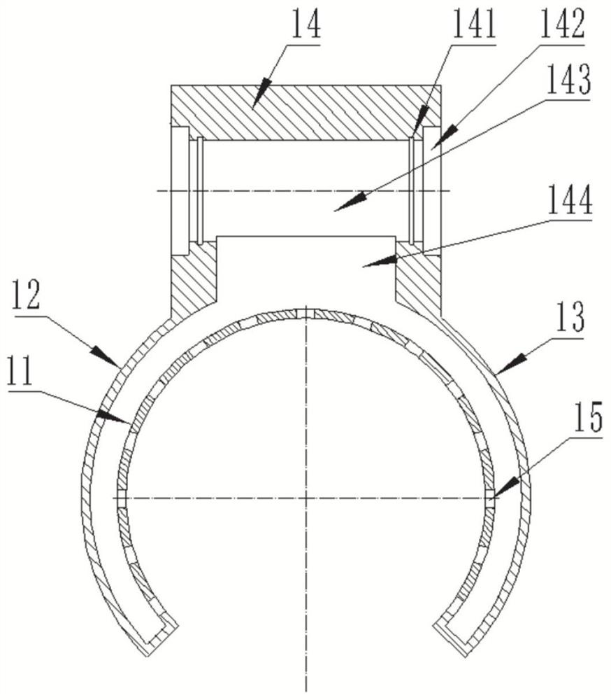 Cable cleaning device for power supply company