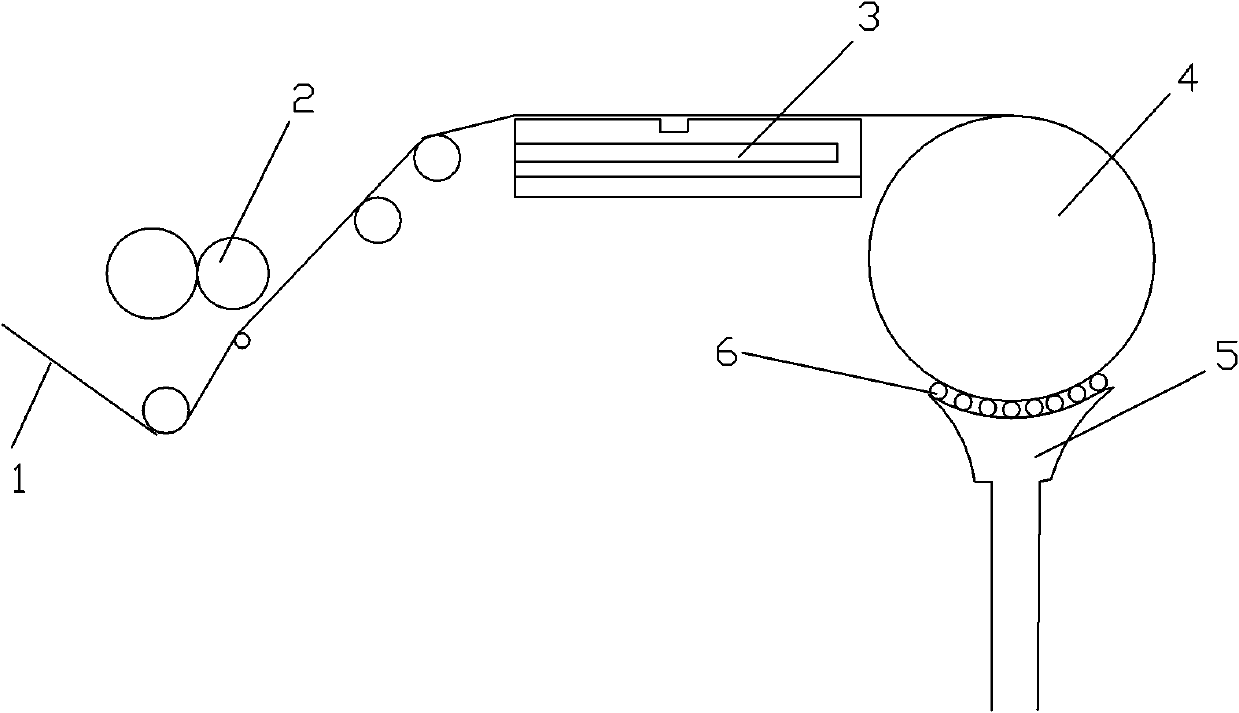 Tipping paper heating rubbing connection method